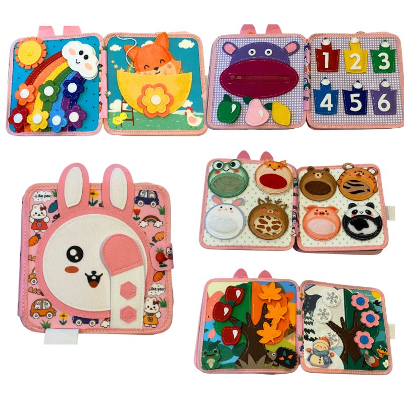 Bunny Adventures Felt Quiet Book