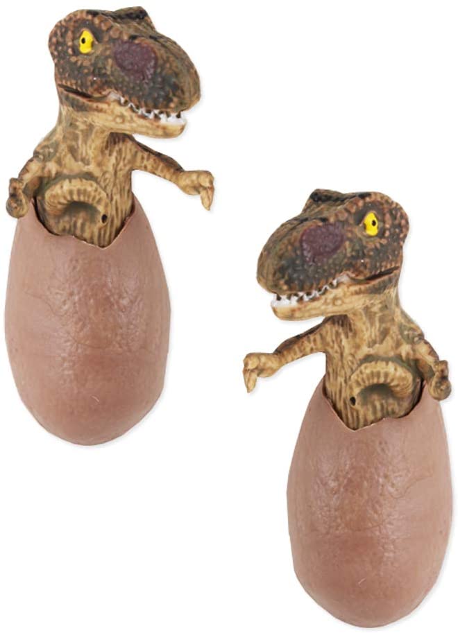 Remote Control Dinosaur Toy with Walking Simulated Roaring Fire Breathing Effect and Head-Shaking Functions for Kids 3 Mini Dino Figures