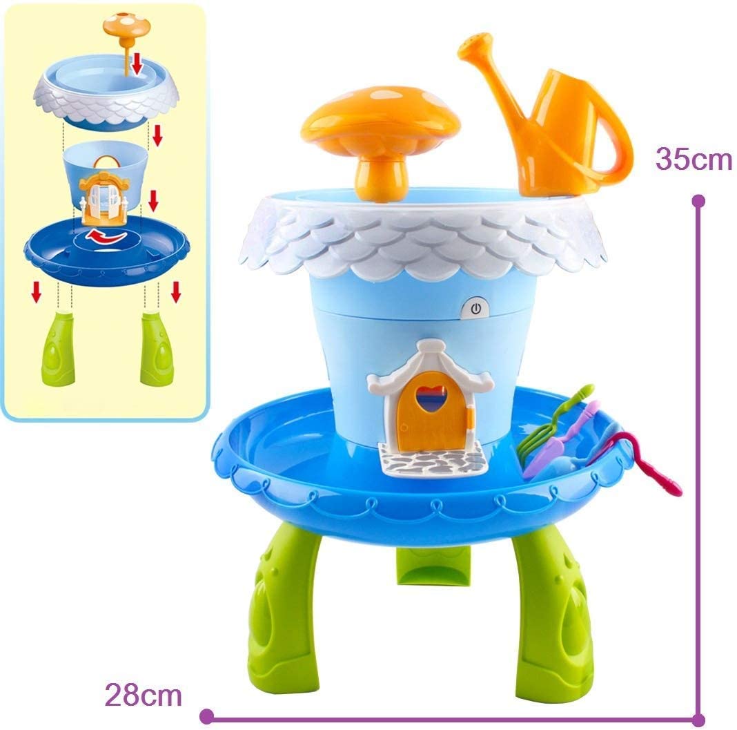 Fairy Tale DIY Miniature Gardening Magical Cottage Play Set and Gardening Accessories for Kids