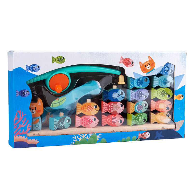 Wooden Magnetic Fishing and Counting Game- Mathematics toys