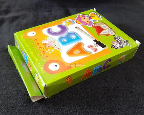 ABC & 123 Learning Flash Cards With Marker