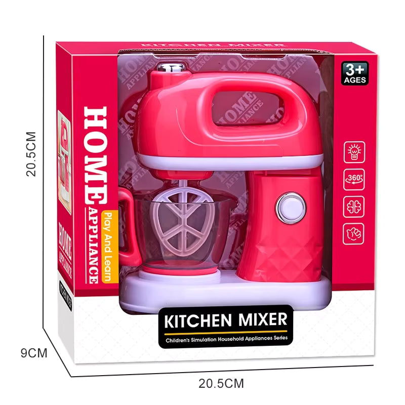 Fidtoy Pretend Play Toy Mixer – Kids Kitchen Role Play Appliance for Ages 3+