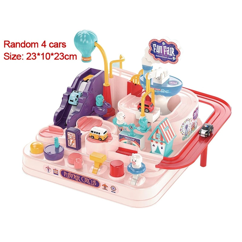 Racing Rail Car Educational Toy