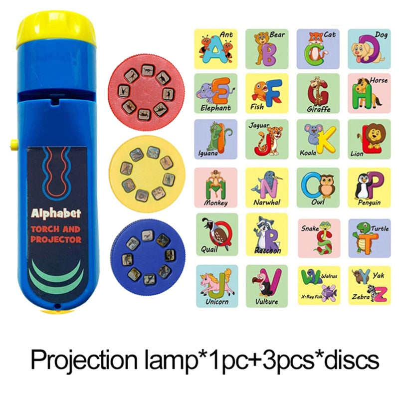 Children Slide Projector Torch Toys