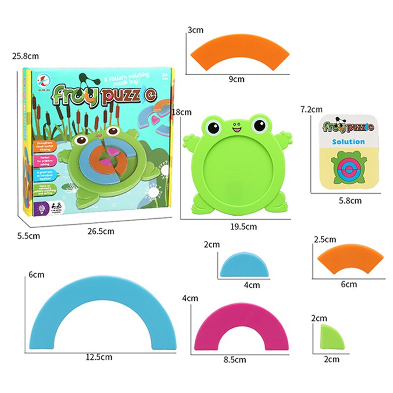 Montessori Fun Frog Puzzle Toy