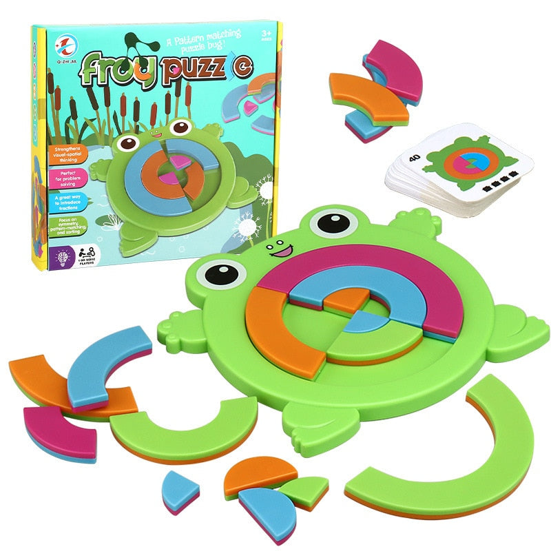 Montessori Fun Frog Puzzle Toy