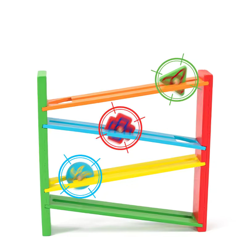 Wooden Orbital Tumbling Gyroscope