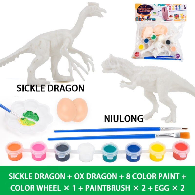 Children DIY Paint Gypsum Plaster