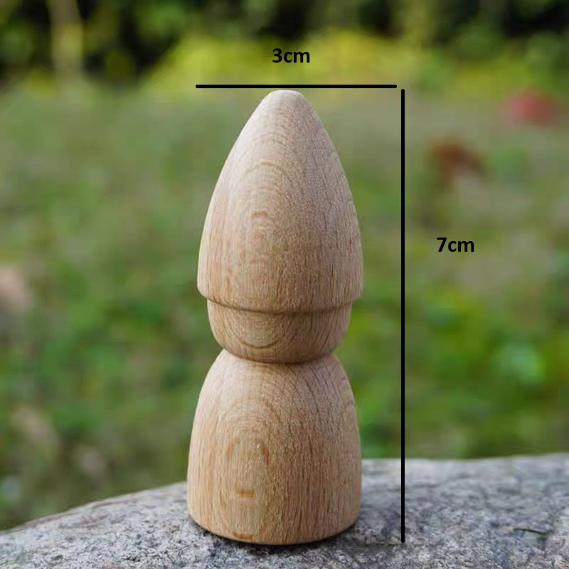 Loose Parts Assorted Peg Leg Dolls