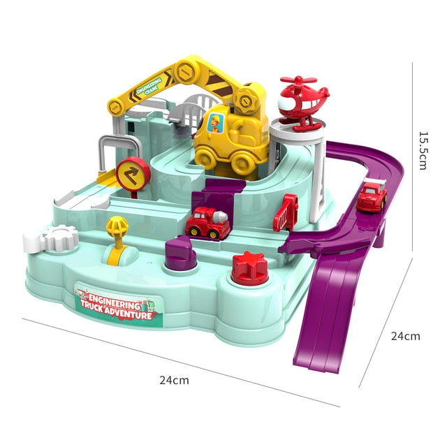 Racing Rail Car Educational Toy