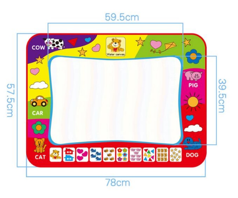 Picture Water Drawing Play Mat Toys