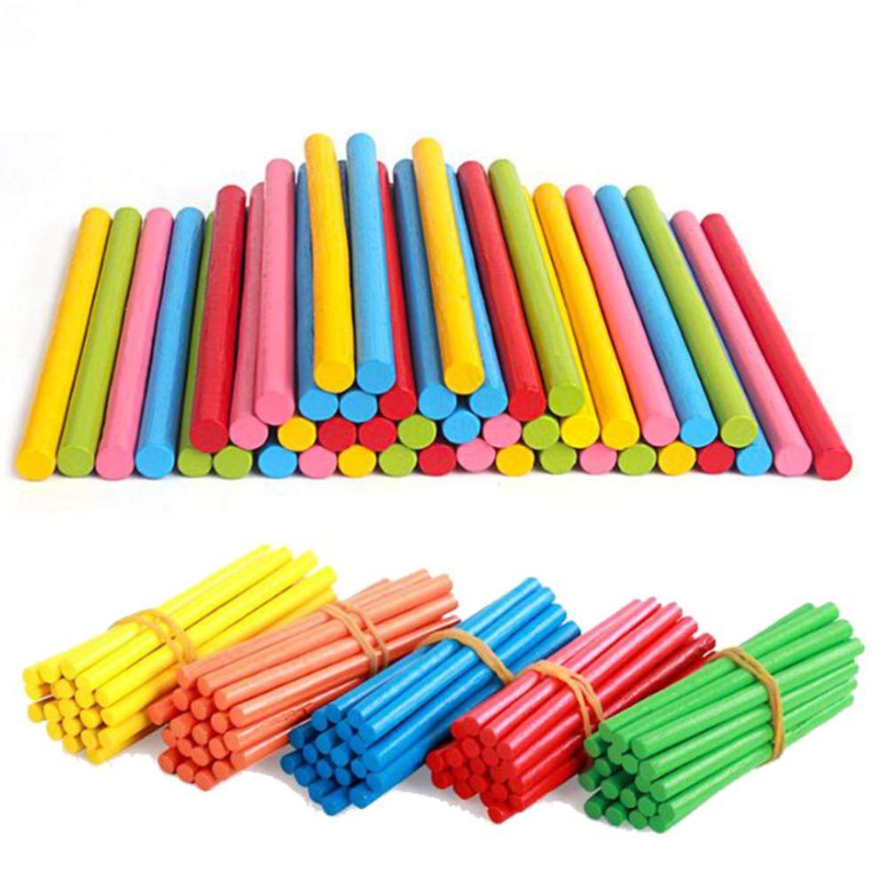 Colorful Bamboo Counting Sticks