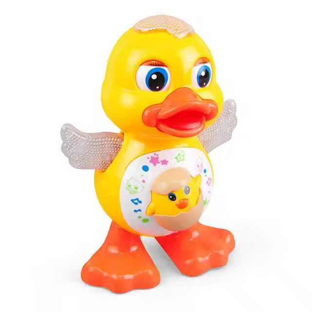 Fidtoy Musical Dancing Duck Toy with Lights and Music – Interactive Moving Duck Toy for Toddlers and Kids