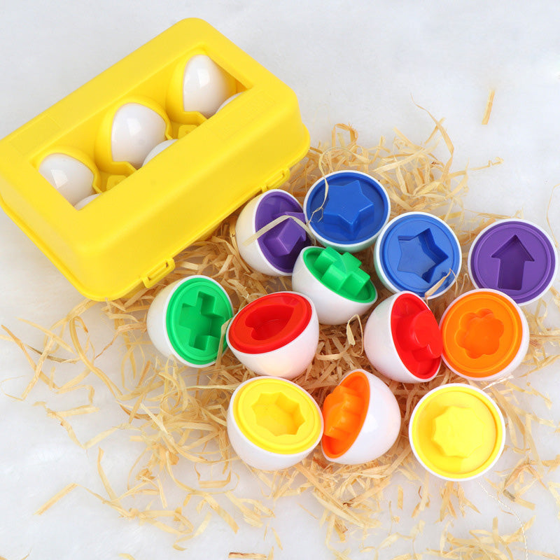 Huevos Montessori de juguete