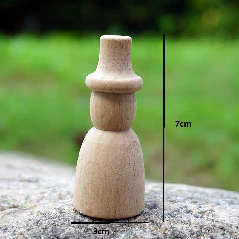 Loose Parts Assorted Peg Leg Dolls