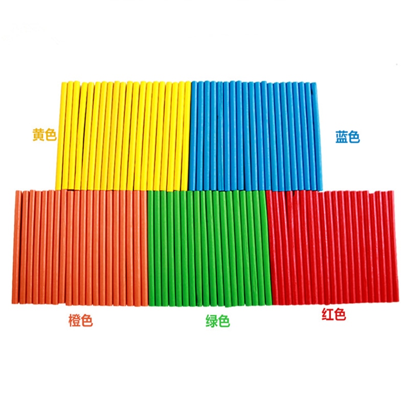 Colorful Bamboo Counting Sticks
