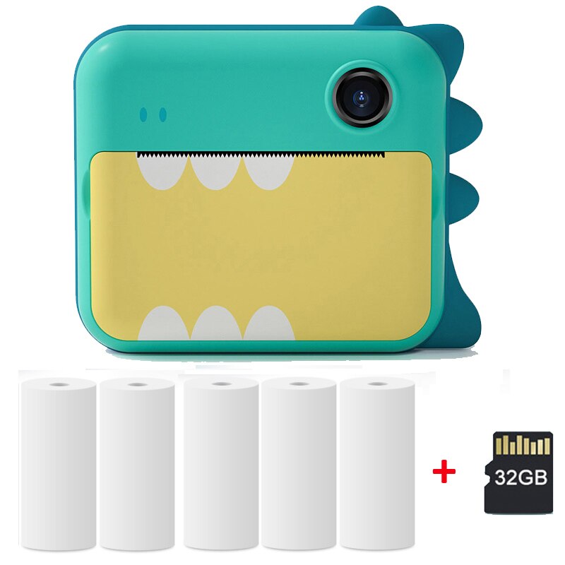 Fidtoy Kids Instant Print Camera – Toddler Photo Camera with Thermal Printing & Creative Coloring