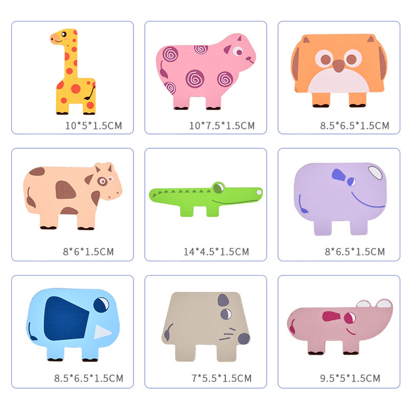 Animal Stacking™ - Verbetert het herkenningsvermogen - Stapelspel