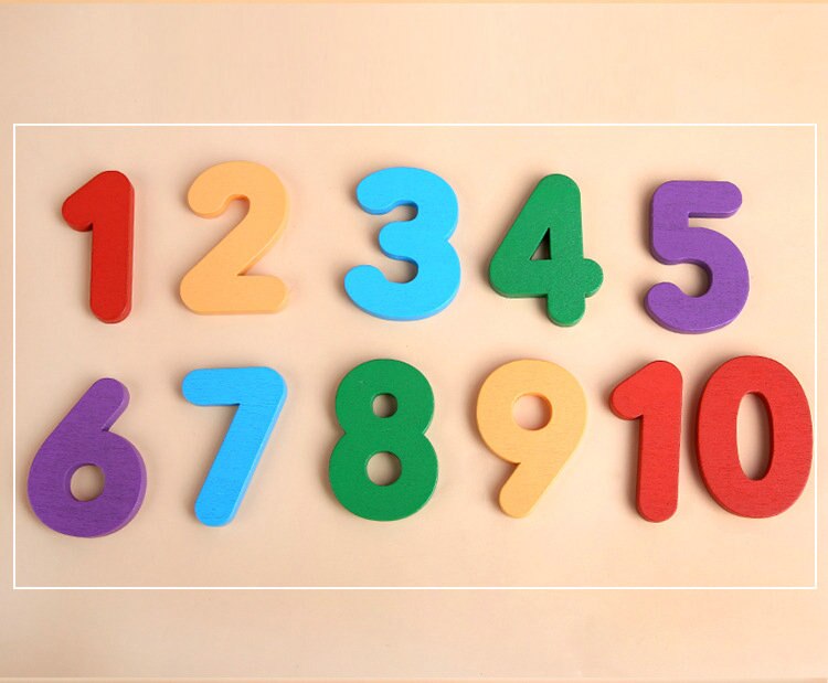 Wooden Number Counting Sticks Maths and Number Activity
