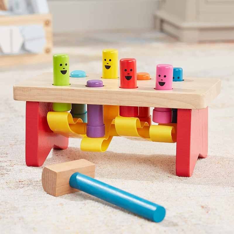 Children's Fun Beat Table Wooden Toys