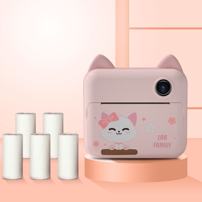 Fidtoy Kids Instant Print Camera – Toddler Photo Camera with Thermal Printing & Creative Coloring