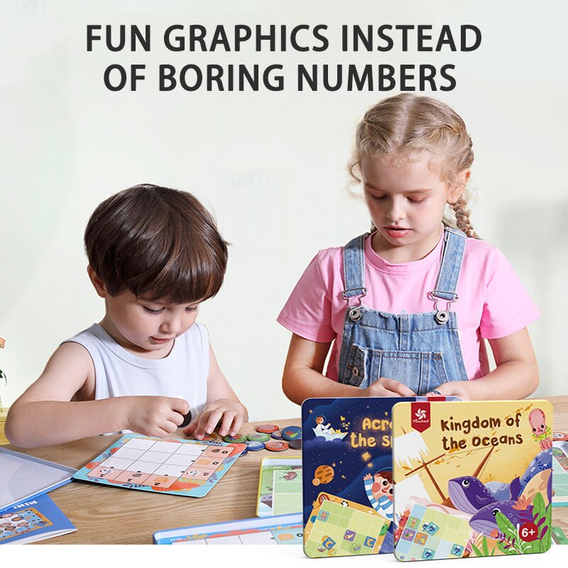 Magnetic Input Sudoku Education Board for Kids