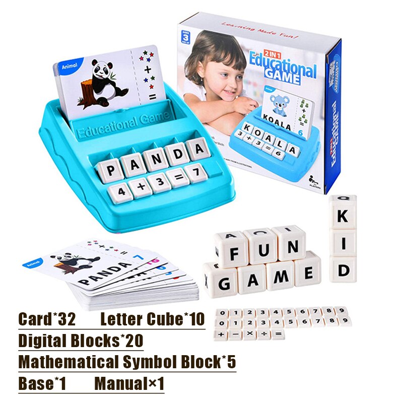 Kids Matching Letter Games Educational Toys