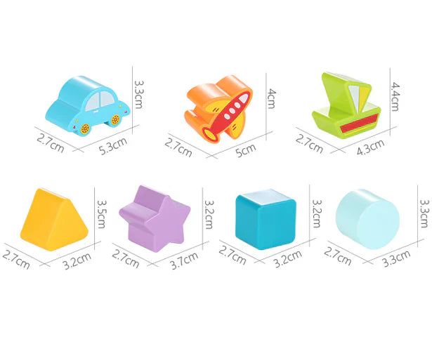 Shapes Sorting Xylophone Bus