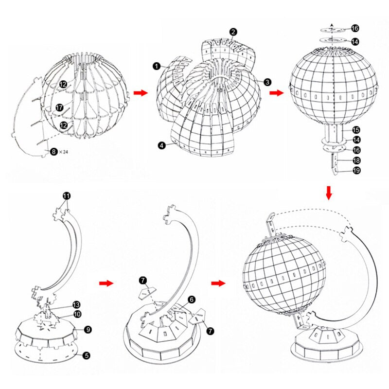 Planet Earth painting coloring Globe Toy