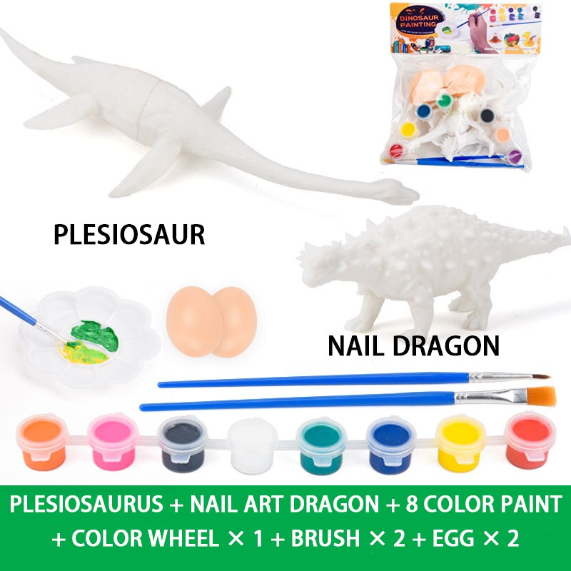 Children DIY Paint Gypsum Plaster