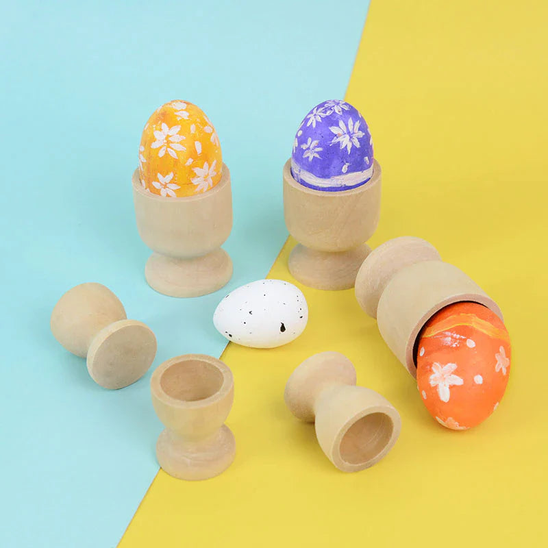 Jumbo Solid Wooden Egg Natural Finish DIY Craft Egg