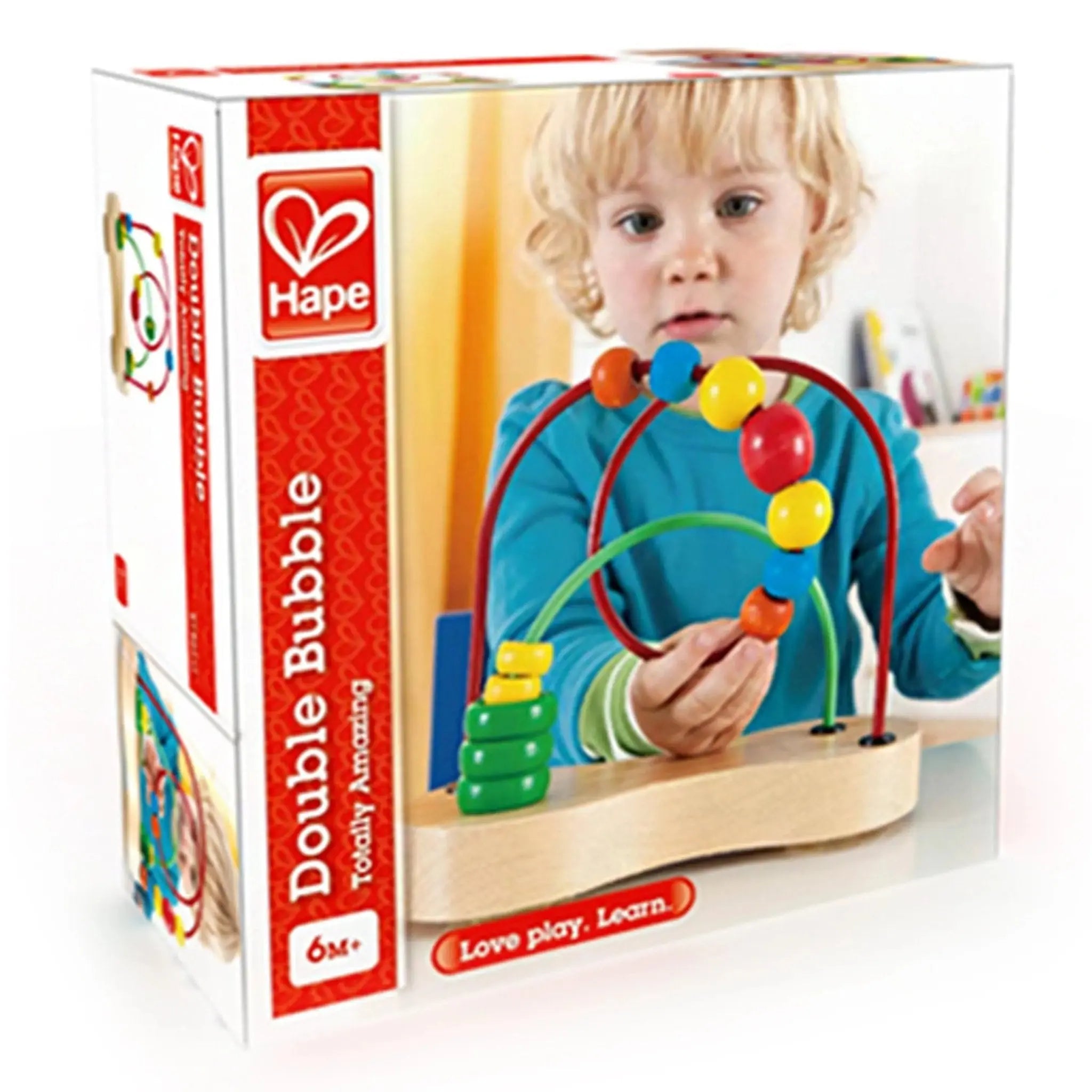 Fidtoy Wooden Bead Maze Toy Baby Activity Learning Toy
