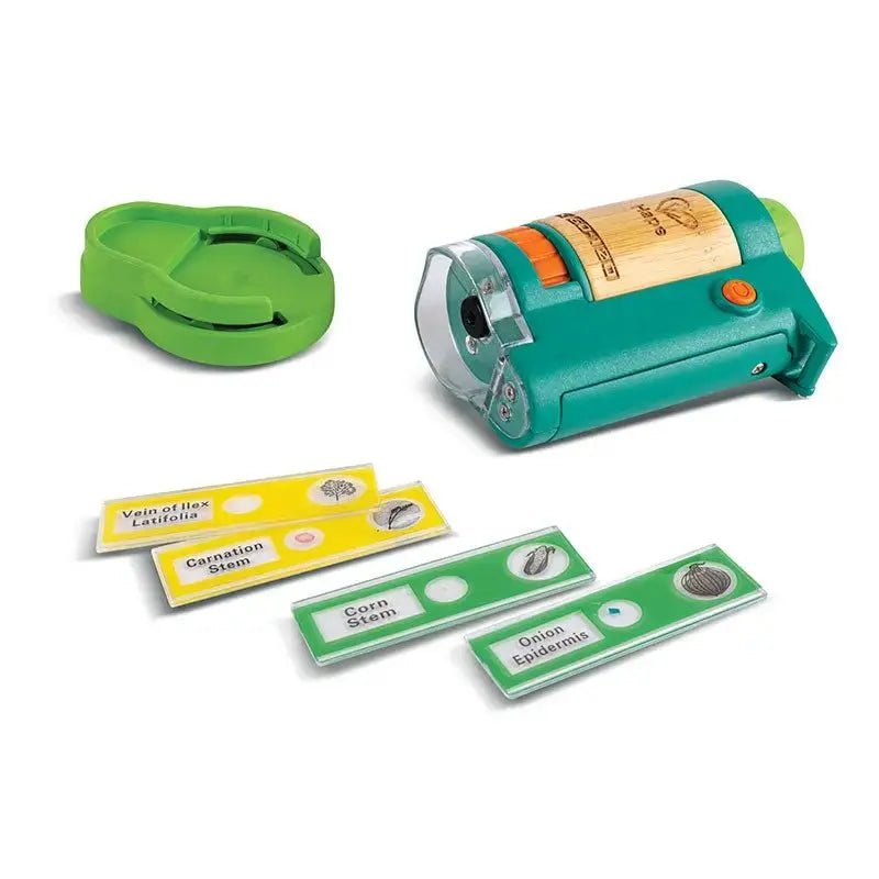 Fidtoy Pocket Microscope Toy 120x STEM Science Learning Kit for Kids