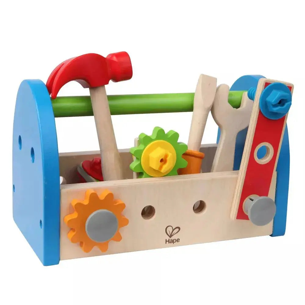 Fidtoy Wooden Tool Box Toy Set Kids Pretend Play Construction Kit