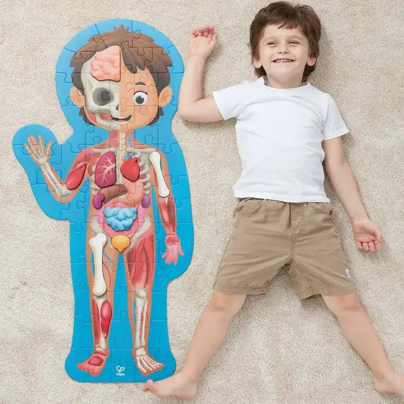 Fidtoy Human Body Puzzle Educational Anatomy Toy for Kids