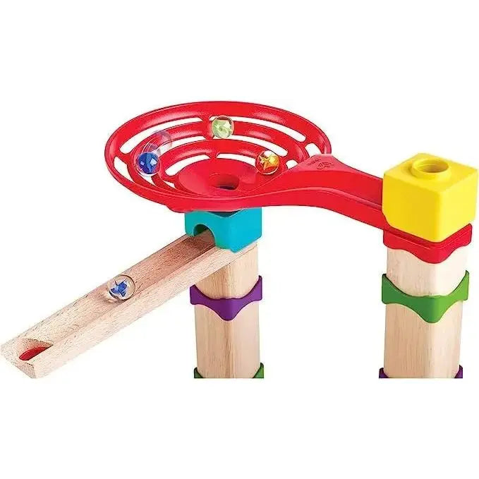 Fidtoy Juguete de Pista de Canicas DIY de 81 Piezas, Set de Construcción STEM
