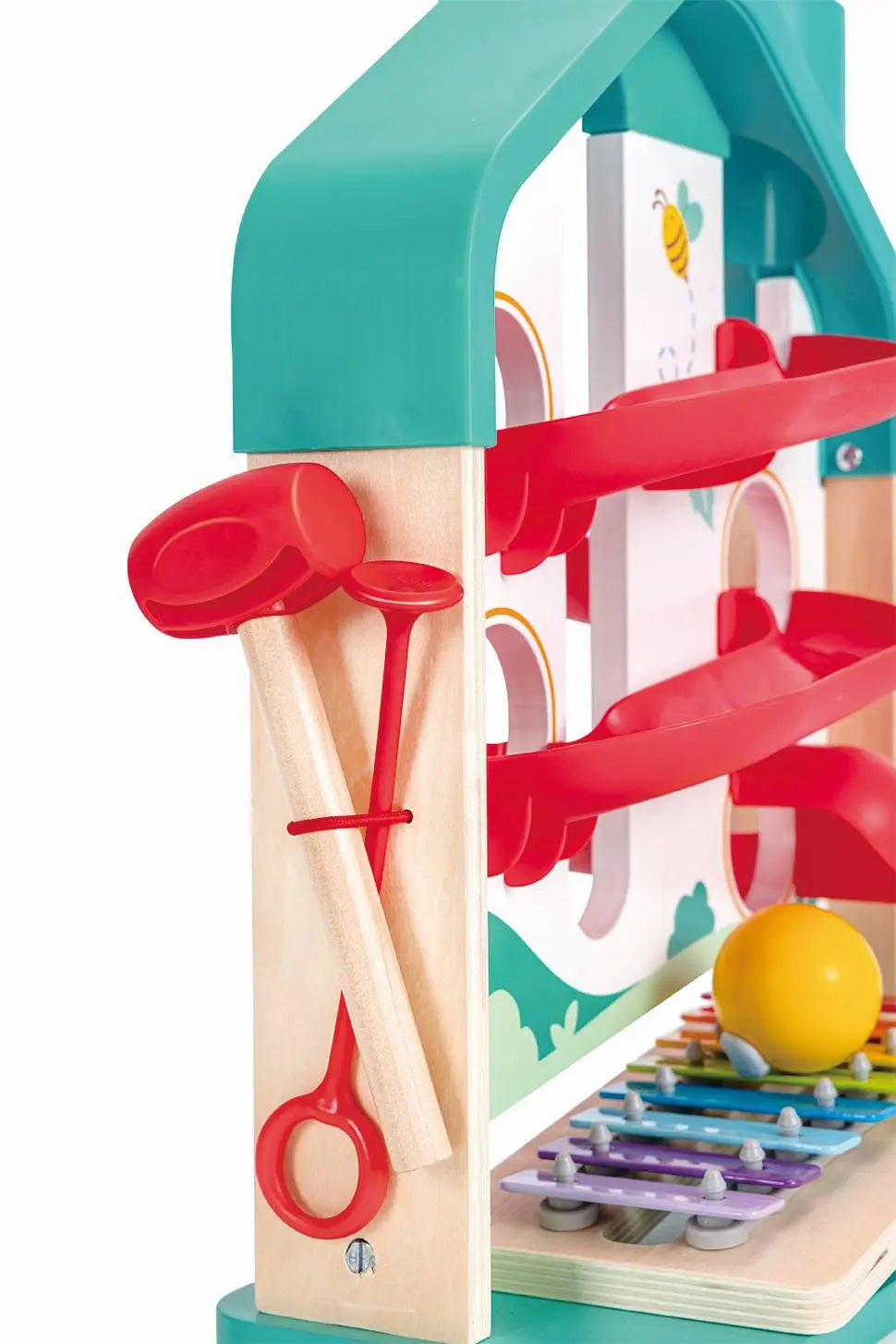 Fidtoy Pista Musical de Bolas con Xilófono para Niños Pequeños Juguete Educativo