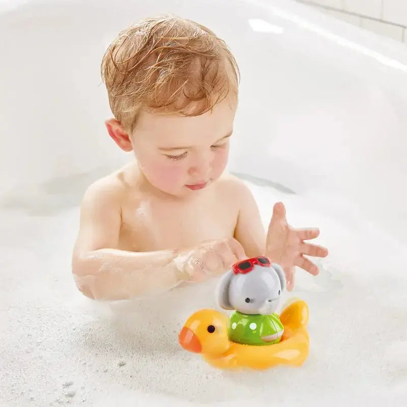 Hape Spin Splash & Swim Elephant Color-Changing Spinning Float Bath Toy