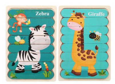 Double-Sided Strip 3D Puzzles Baby Toy
