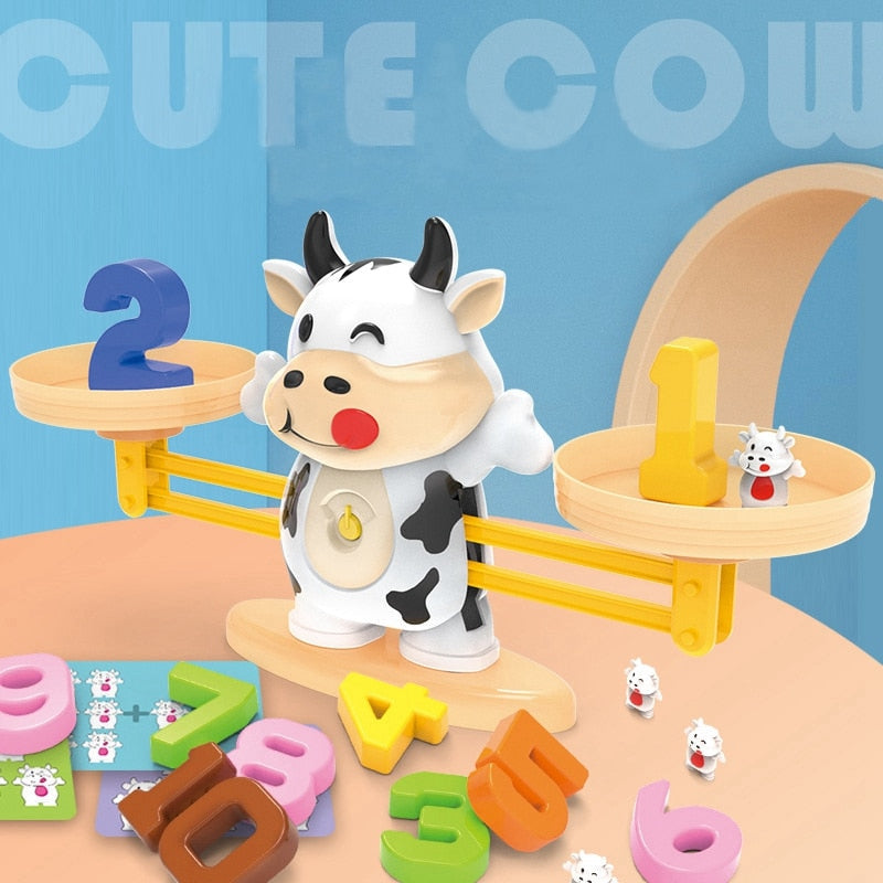 Fidtoy Balancing Scale Learning Educational Toy – Montessori Math Game for Preschool Kids
