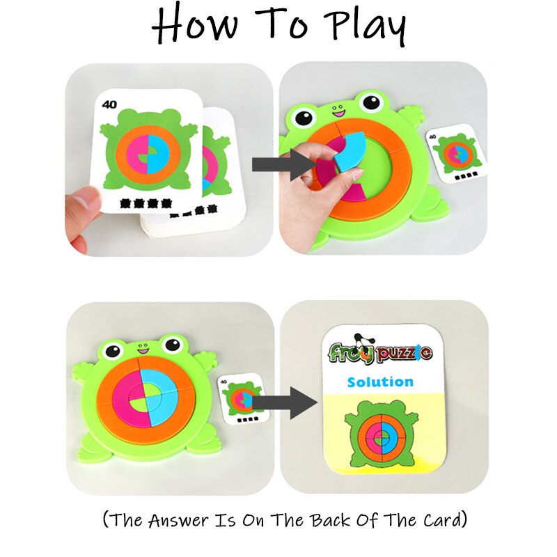 Montessori Fun Frog Puzzle Toy