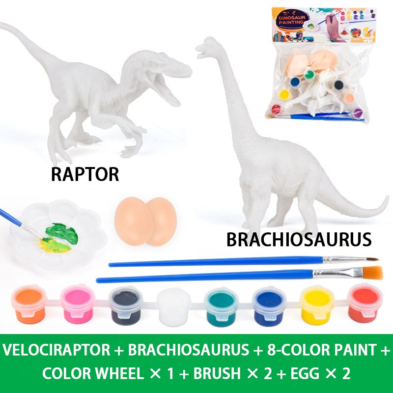 Children DIY Paint Gypsum Plaster