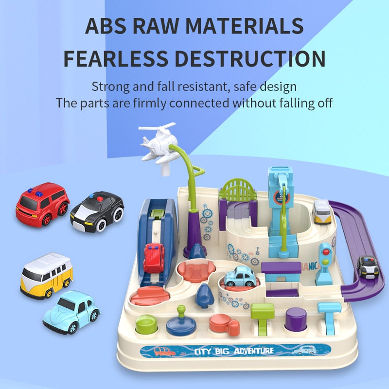 Racing Rail Car Educational Toy