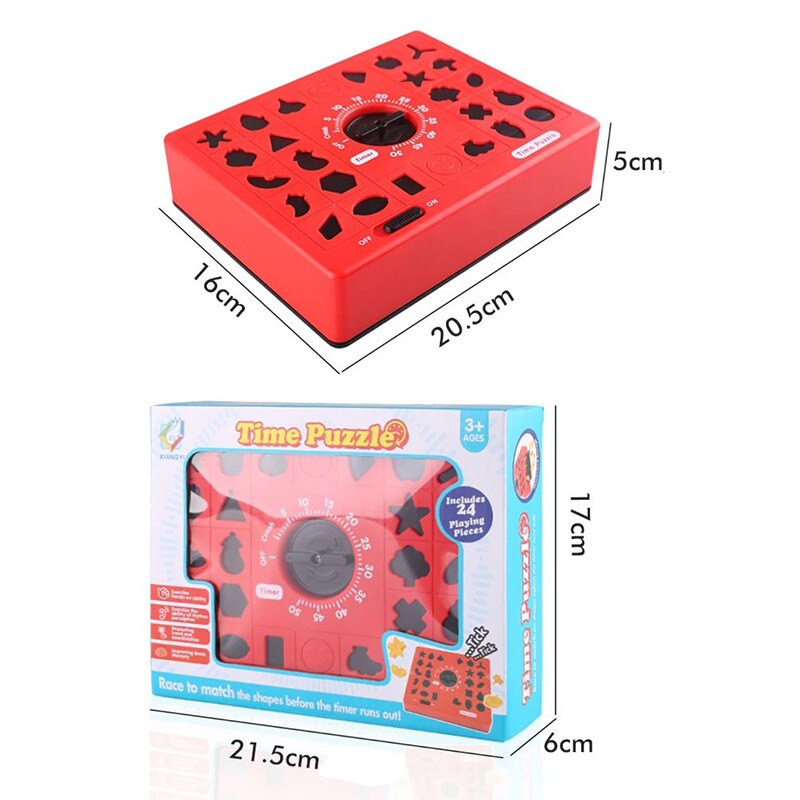 Kids Logical Time Matching Puzzle Toy