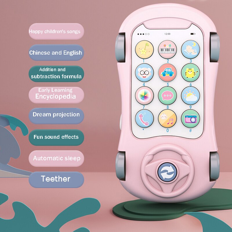 Montessori Musical Mobile Phone Toys