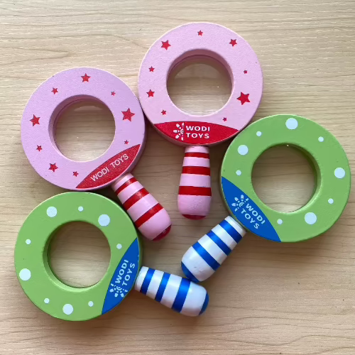 Wooden Magnify Glass set of 4 - Best Sensory Toys