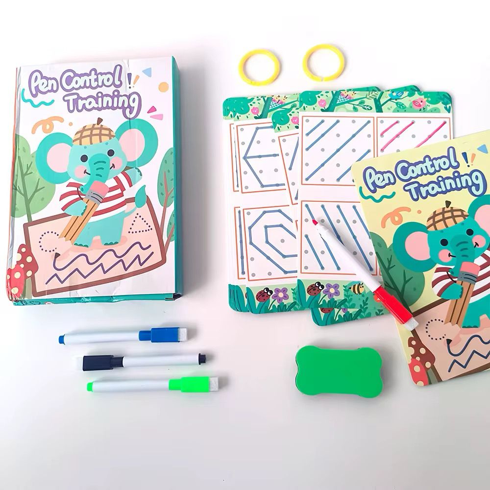 Pen Control Training – Tracing, Symmetry, Maze, and Matching Activities