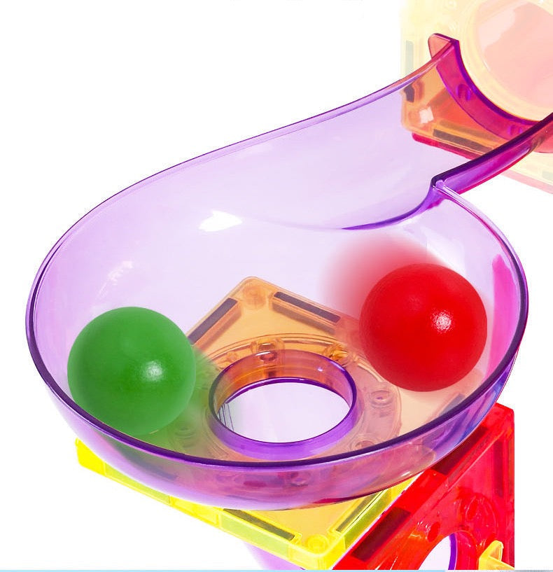 109 pieces Onshine Magnetic Tile Marble Run- Open-Ended Play