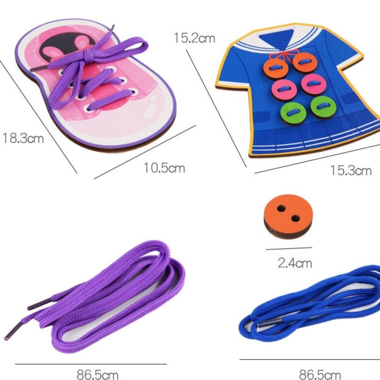 Treading Toys Set of 2 ( Girl and Boy)- Best Fine Motor Skills