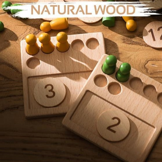 Set de juego de matemáticas Montessori - Juego educativo de matemáticas